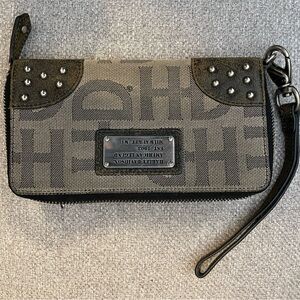 HARLEY-DAVIDSON -Women's Zip Around Wristlet Wallet Clutch
